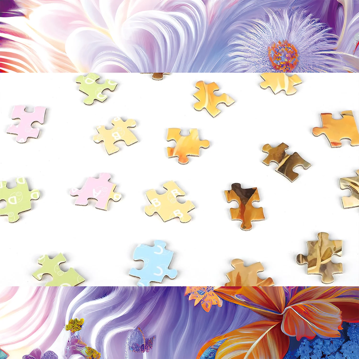 300pcs Hand Painted Cat Velvet Material Floor Jigsaw Puzzles for Adults Home Decor Games Family Fun Educational Toys for Kids 4