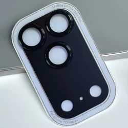 Premium Aluminum Alloy Camera Lens Protector with 3D Shield Glass - iPhone 17 Pro (Black)