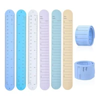 Wristbands, 6 Pieces To Do List Slap Bracelets Silicone Reusable Erasable Wrist For Daily Planner Study Tasks 1