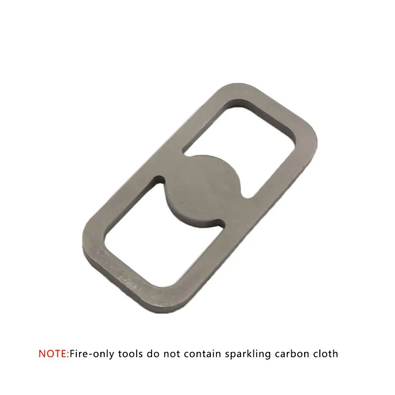 1PC Portable Carbon Steel Fire Striker Useful Emergency Fire Starter Metal Outdoor Camping Hiking Instant Survival Flint Tools