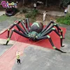 Large Inflatable Green Spider Balloon 8 Meters/26ft For Halloween Outdoor Building Decoration 1