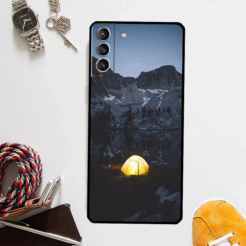 Nature-Themed Mountain Design Protective Phone Case