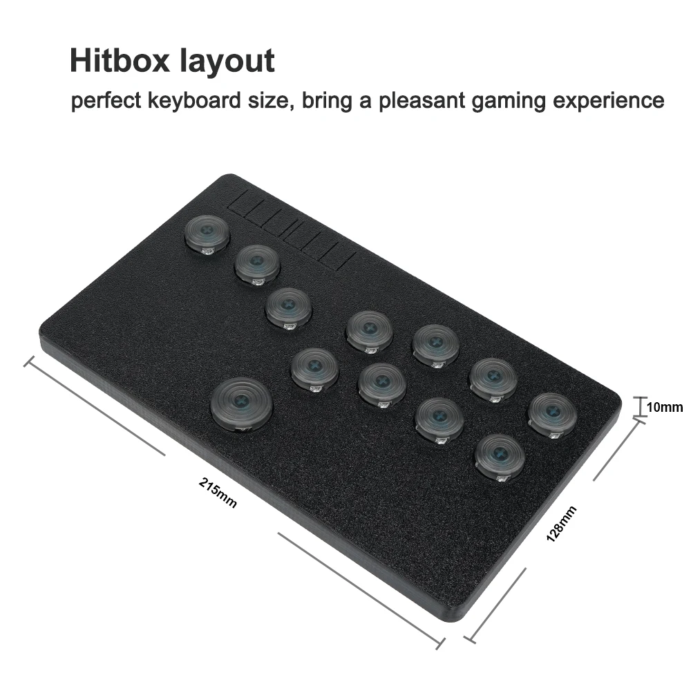 Flatbox Original Arcade Controller For PC Pico GP2040-CE Hot Swappable Mini Hitbox Keyboard For PS4/PS3/Steam/Mister/Switch 3 Flatbox Original Arcade Controller For PC Pico GP2040-CE Hot Swappable Mini Hitbox Keyboard For PS4/PS3/Steam/Mister/Switch - Image 3