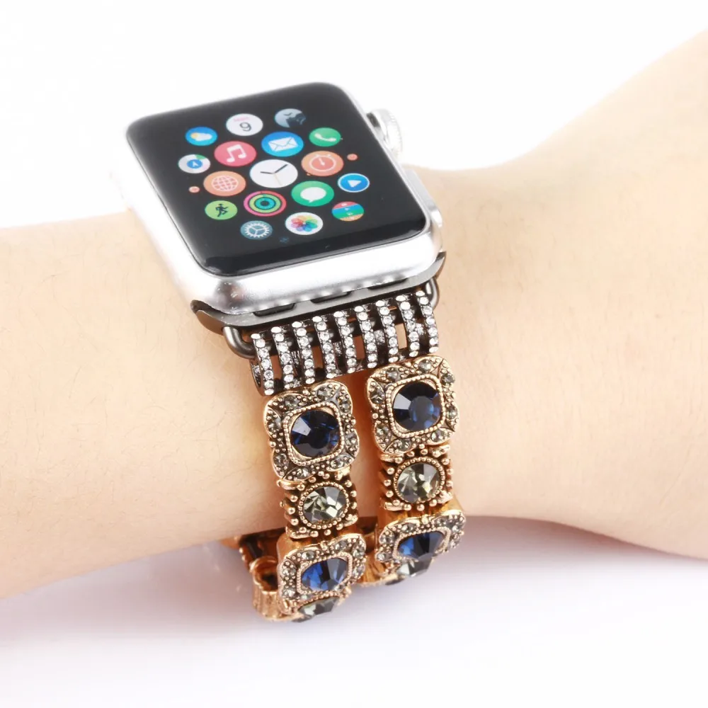 Luxury metal＋Diamond Strap For Apple Watch Ultra 45mm 41mm 38mm 42mm 40mm 44mm Sports bracelet Band iWatch series 8 7 6 5 4 3 SE
