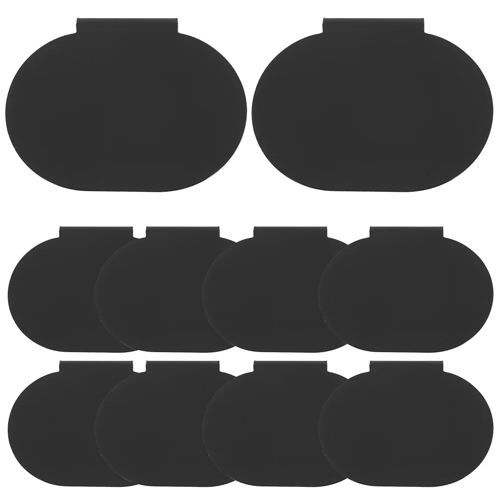 

12 Pcs Rewritable Signage Label Holder Show Rack Chalkboard Bin Clips Supermarket Display Stand Pvc Basket Labels Holders
