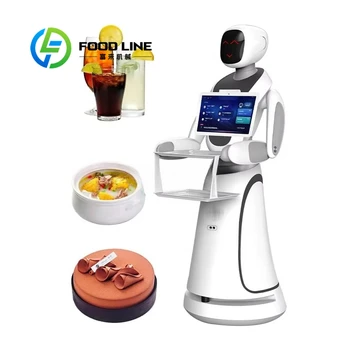 Ricarica automatica del robot umanoide/servizio del cameriere del robot del ristorante/consegna alimentare del robot