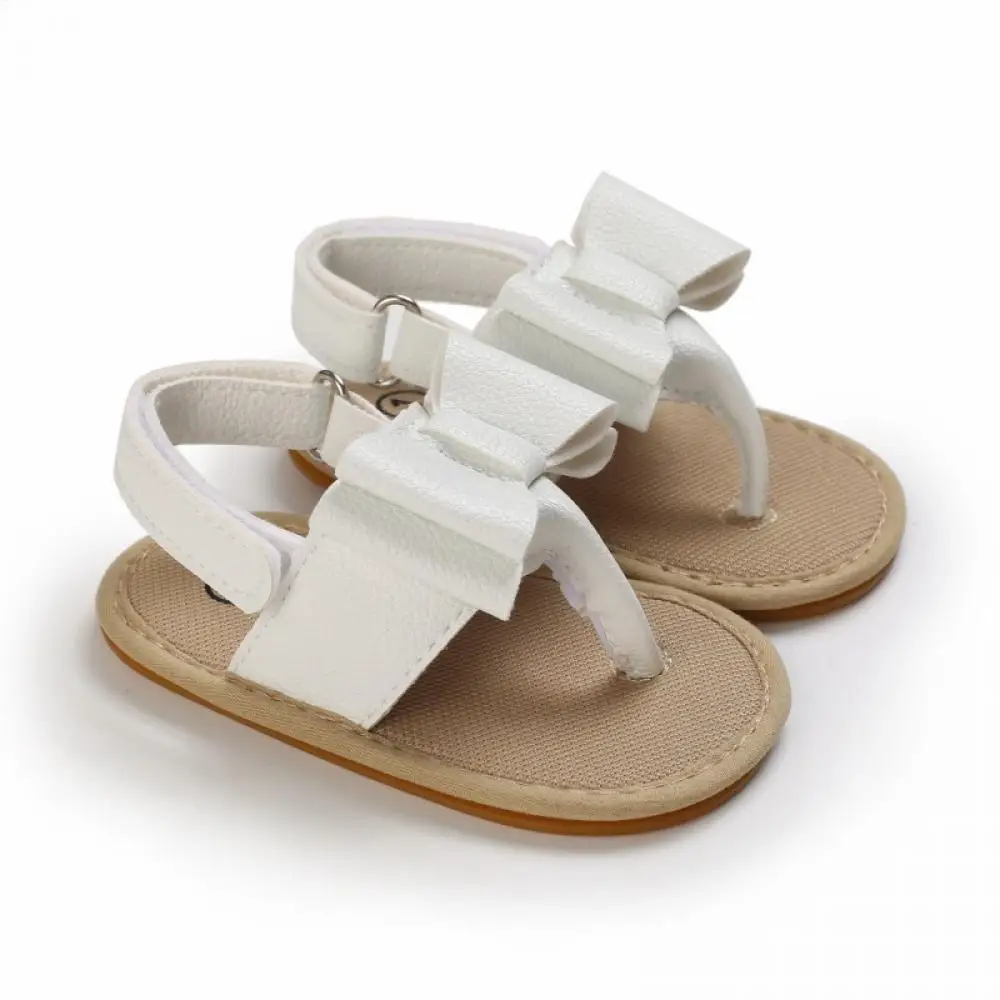 Baby shoes classic leather non-slip soft rubber bottom sandals for boys girls
