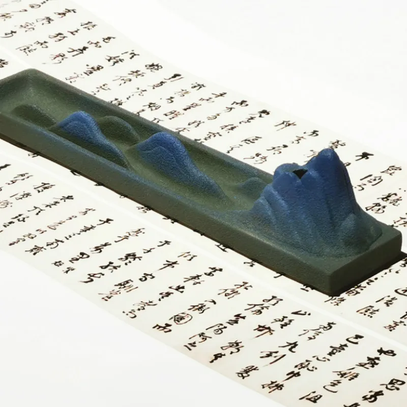 

Creative Ceramics Paper Pressing Paperweights Chinese Traditional Painting Calligraphie Brush Paperweights Pen Rest Paperweights