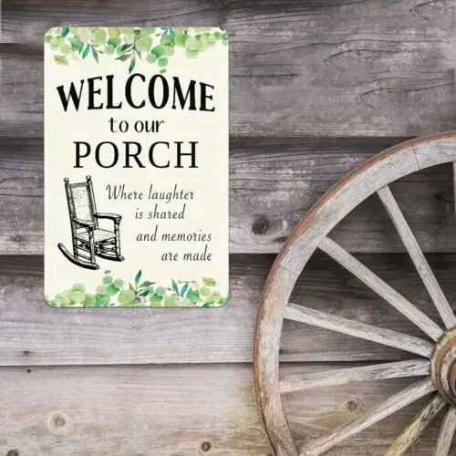 Добро пожаловать в наш дом, семейный знак, цитата, металлический наружный декор от Dyenamic Art