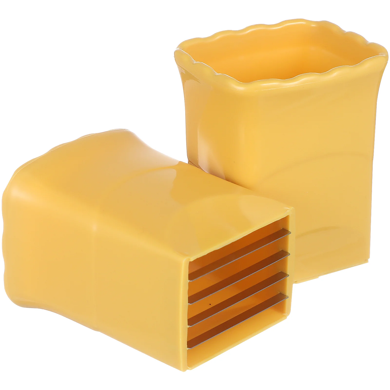 

Strawberry Banana Slicers Stainless Steel Plastic Slicing Tool Cup Slicer French Fries Household Fruit Cutters Kitchen Tool
