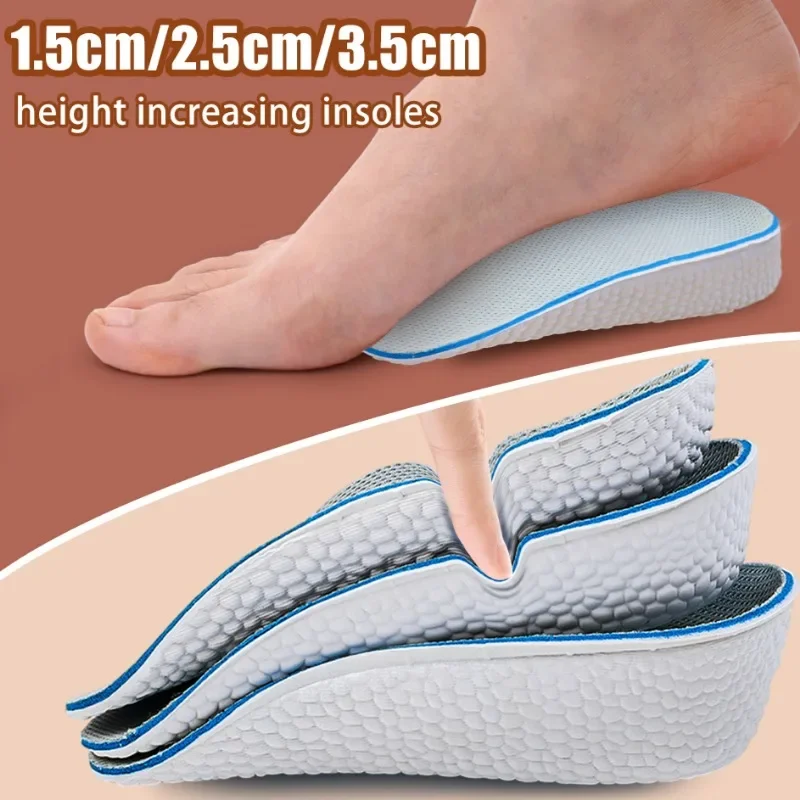 Arch Support Insole U-shaped Heel Cup Protection Shoe Pad Breathable Height Increasing Insoles Shock Absorption Shoe Cushion
