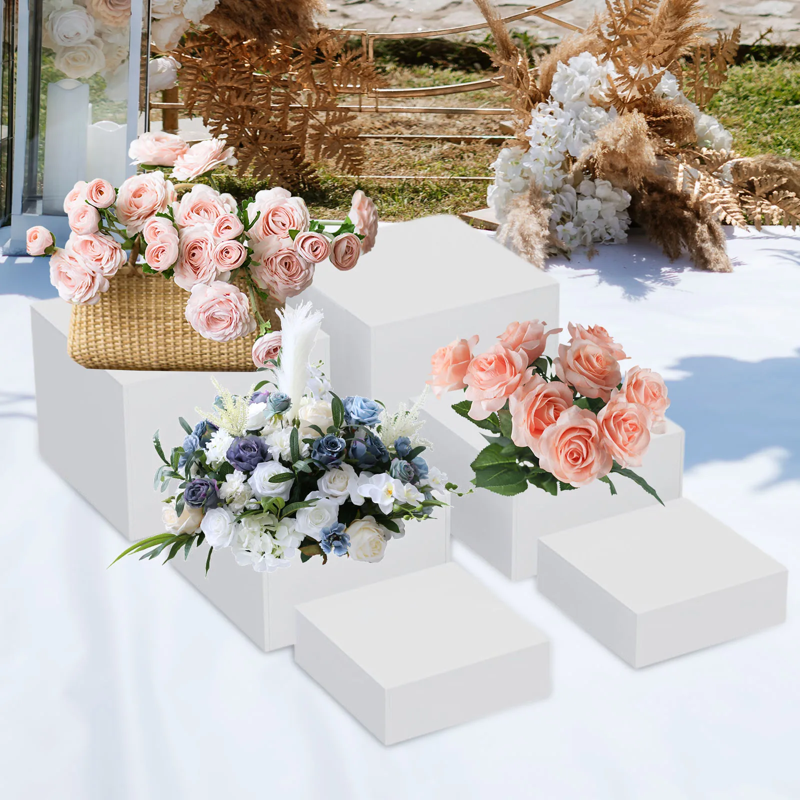 ビュッフェライザー8個。 アクリルディスプレイスタンド、ビュッフェ用