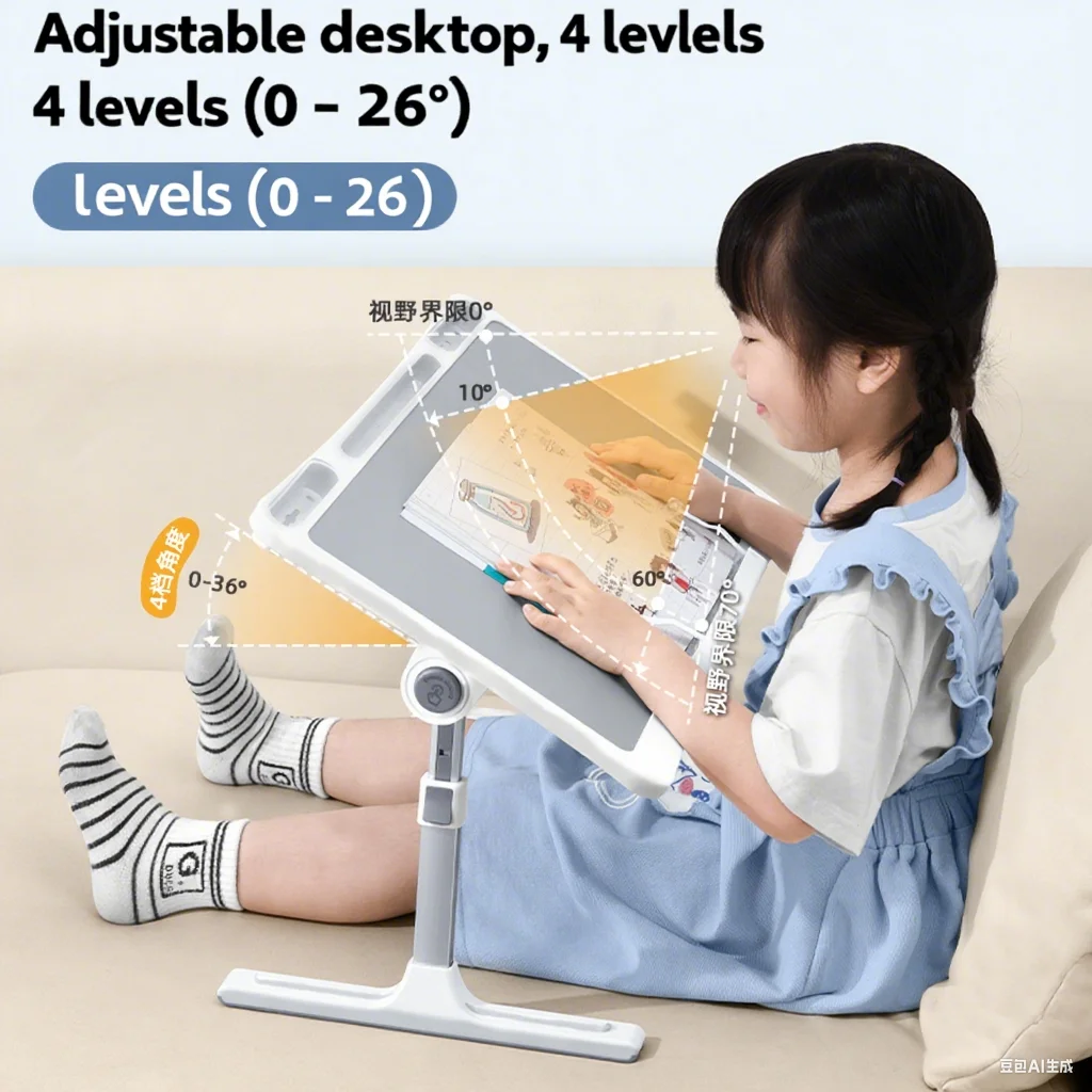 Eary Book Stand for Reading Height Angle Adjustable Laptop Holder for Bed Foldable Portable Stand Gifts for Kids Friends Women