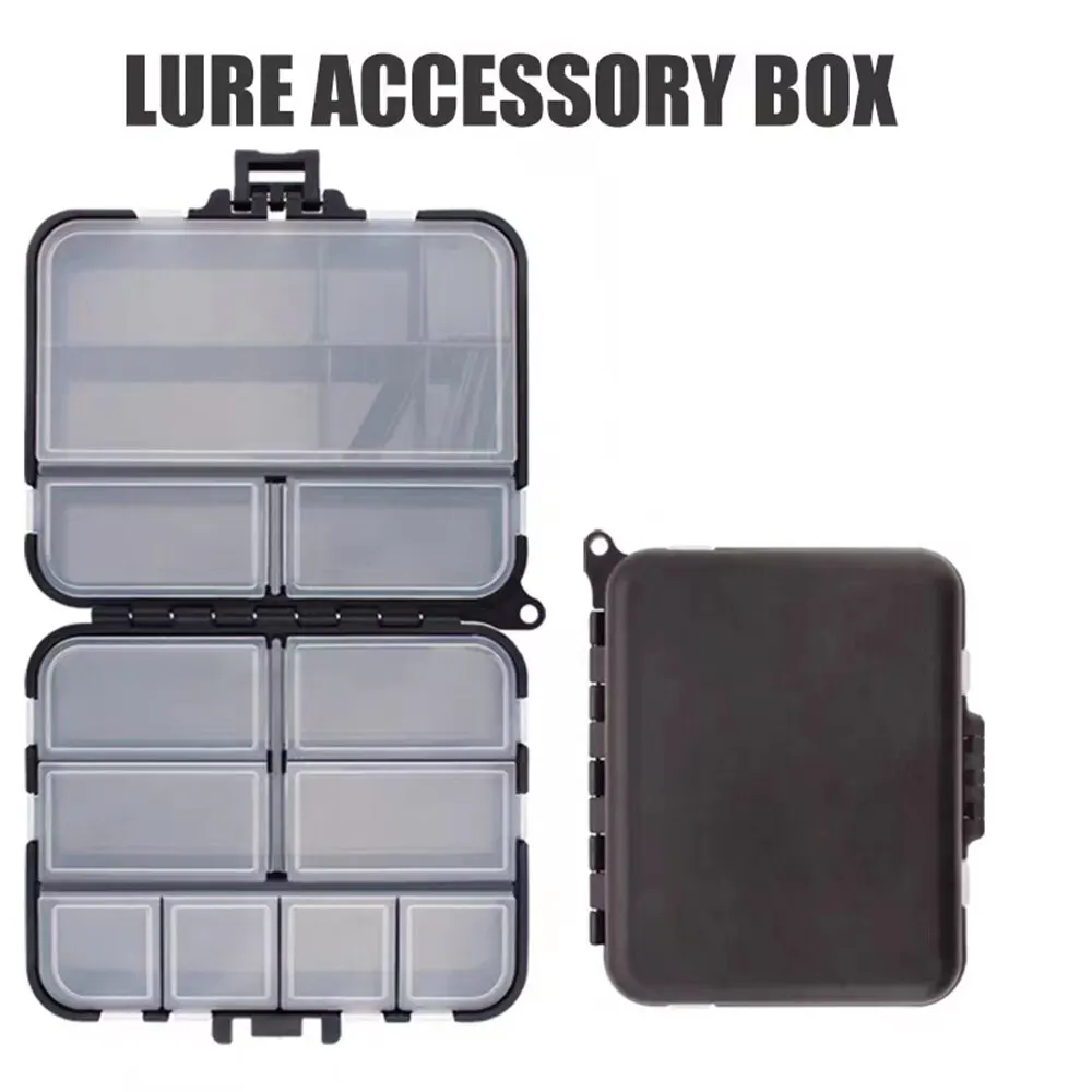 Fishing Tackle Bait Storage Boxes, Portable Double-Sided Lure