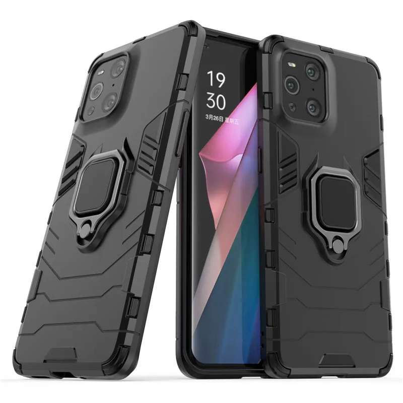 Paraurti Antiurto Per Oppo Find X3 Custodia Per Oppo Find X3 Cover Armor Pc Custodia Protettiva In Silicone Per Oppo Find X3