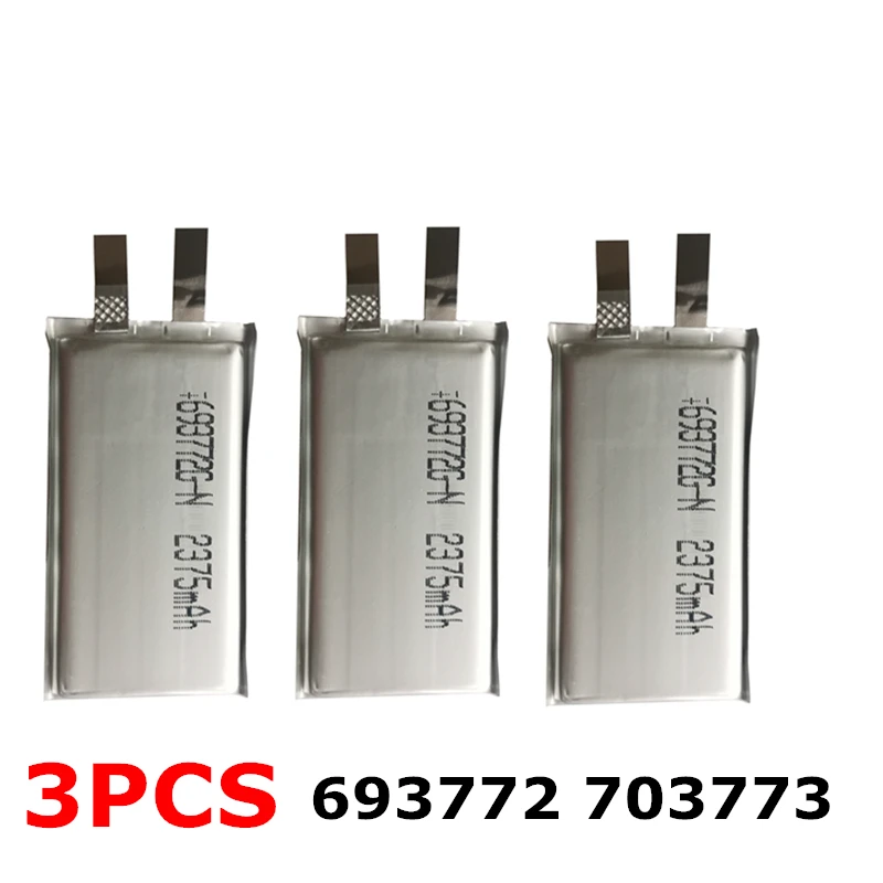 

3PCS/Lot New Original 3.85V Max 4.4V 2375mAh 693772 703773 Li-Polymer DIY 3S 11.55V Flight Battery Cell For DJI Mavic Air Drone