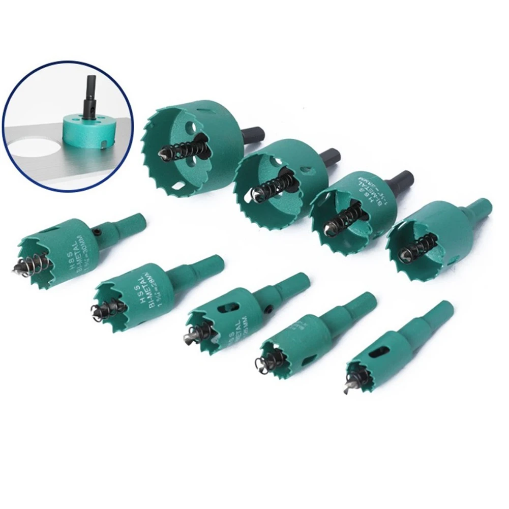 16-50mm M42 Bi-Metal Wood Hole Saw HSS M42 Drill Bits Drilling Crown For Metal Iron Aluminum Stainless Wood Cutter Tools