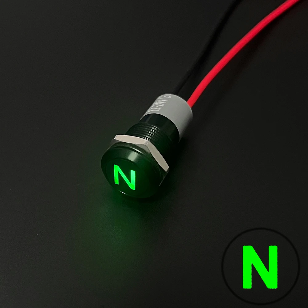 ตัวเลือกสินค้า ตัวบ่งชี้สถานะ LED กันน้ำ 12V/24V สำหรับรถยนต์และรถจักรยานยนต์