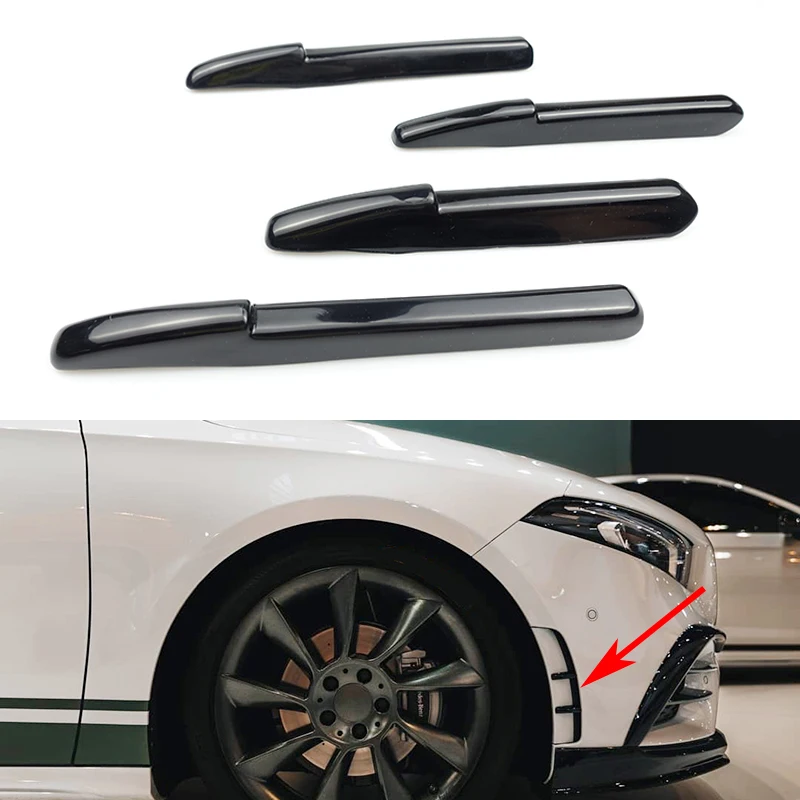 메르세데스 벤츠 A클래스 W177 A160 A180 A200 A220 A250 A35 AMG 2019 2020 2021 2022 2023용 프론트 범퍼 에어벤트 트림 사이드 펜더