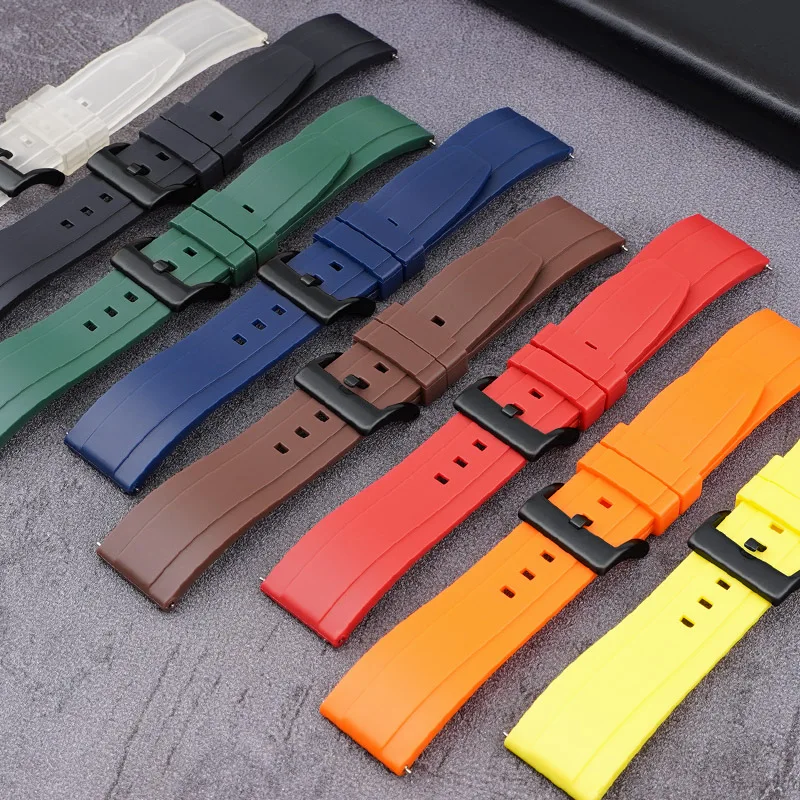 Wholesale China Rubber 14 mm Watches Band ZC-14RUH-TRANS_K0014525 main image 0