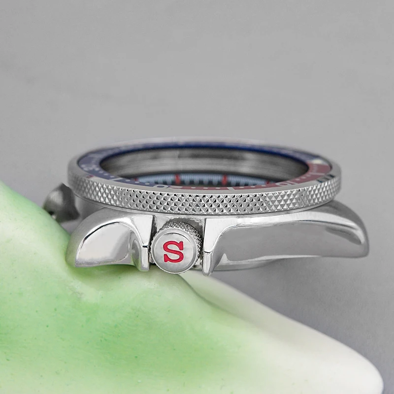 41mm Mod Seiko SKX007 SRPD case fits NH34 NH35 NH36 NH38 movement, sapphire glass transparent back, crown 3.8 replacement case