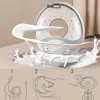 2pcs Silicone Breast Milk Collector with Stand& Scale-Wearable Soft Breast Shell,2oz/60ml Reusable Nursing Cups,Breastmilk Saver 5