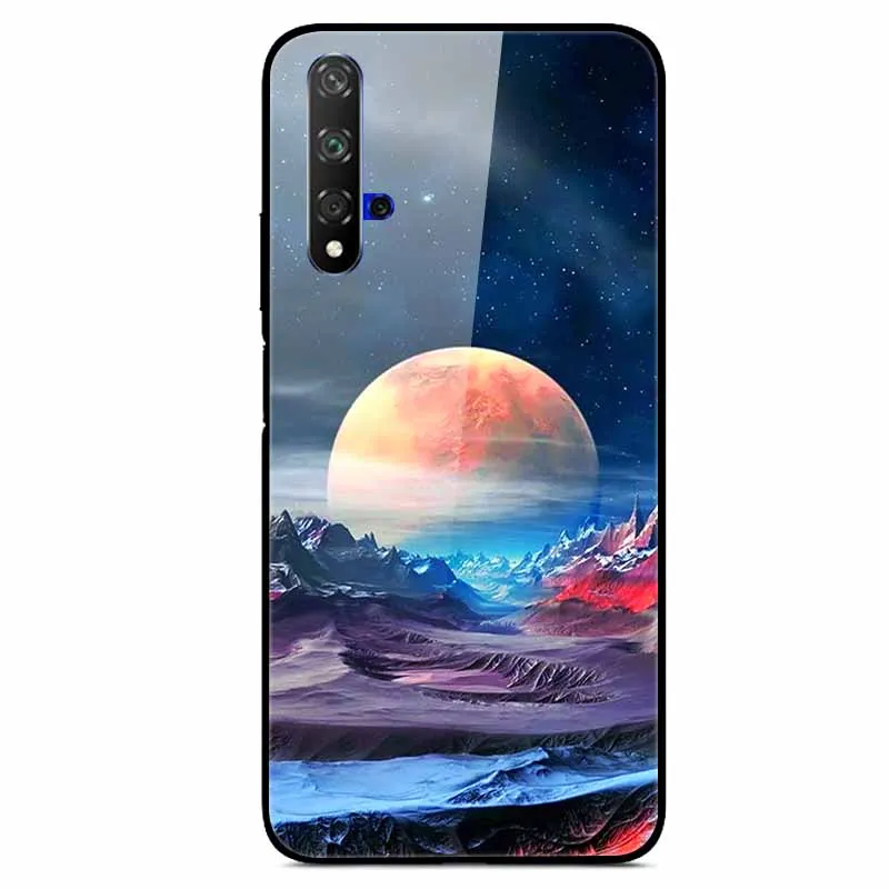 Premium Tempered Glass Hard Back Cover for Huawei Honor 20 Series