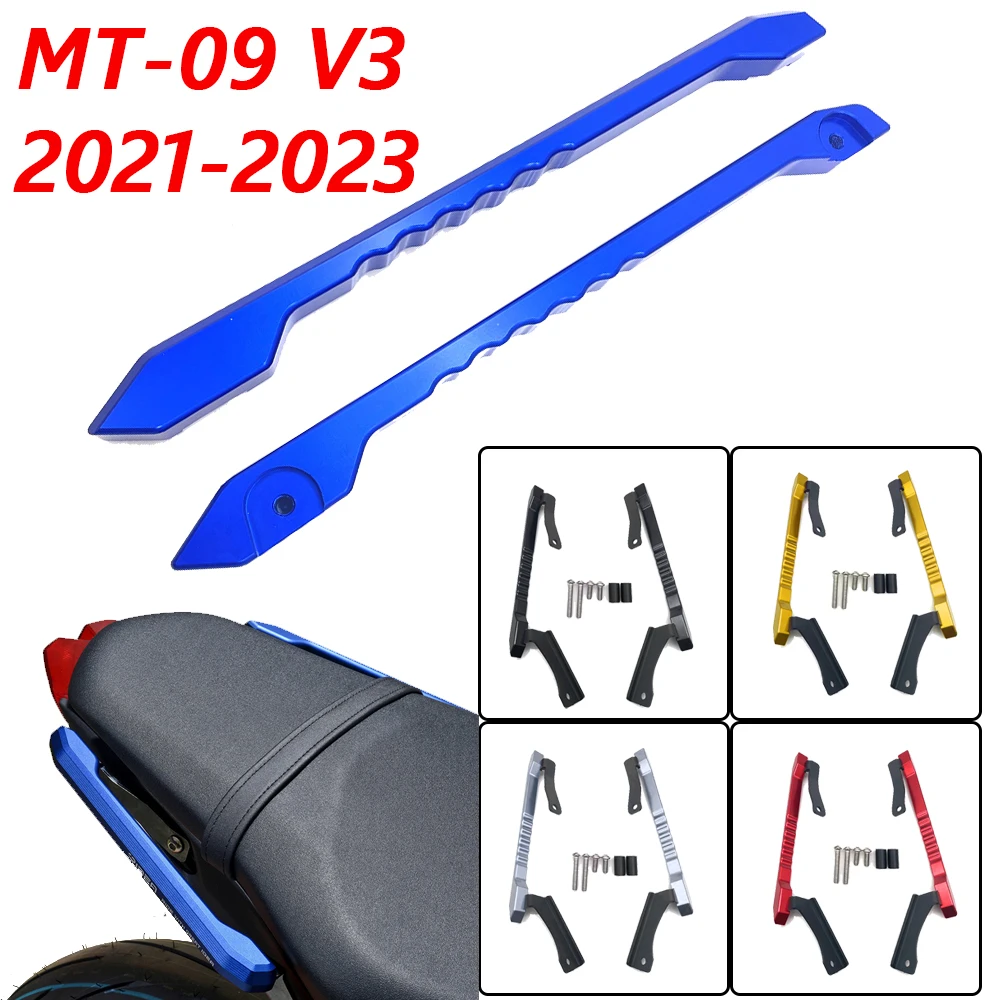 

Motorcycle Rear Seat Passenger Armrest Hand Rail Grab Bar Pillion Handrails Handle Bar Tail For Yamaha MT-09 MT09 V3 2021-2023