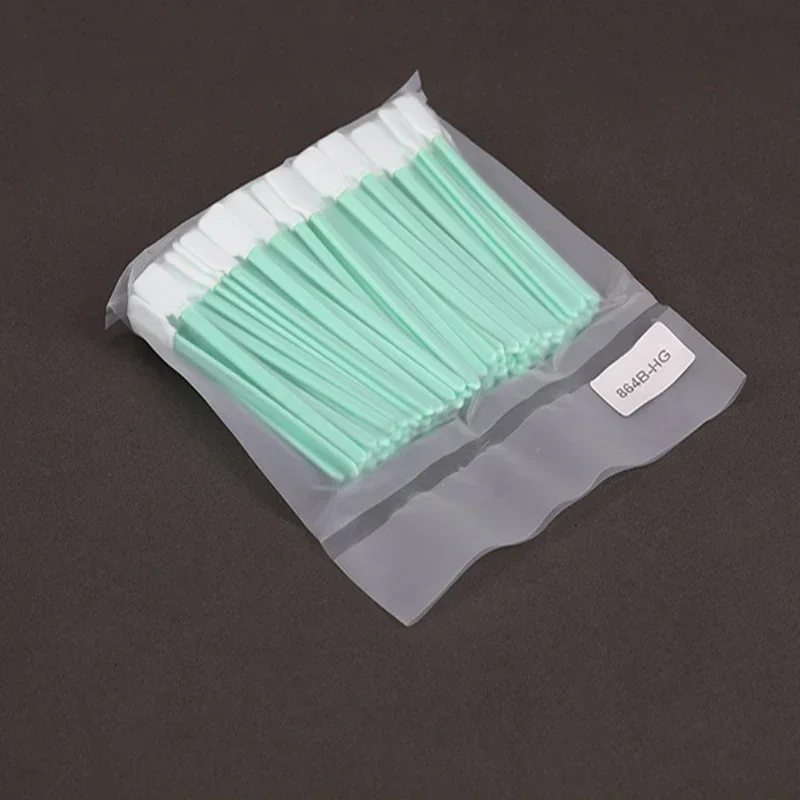 50PCS Enhanced Polyester Fiber Cleaning Sponge Cloth Swabs