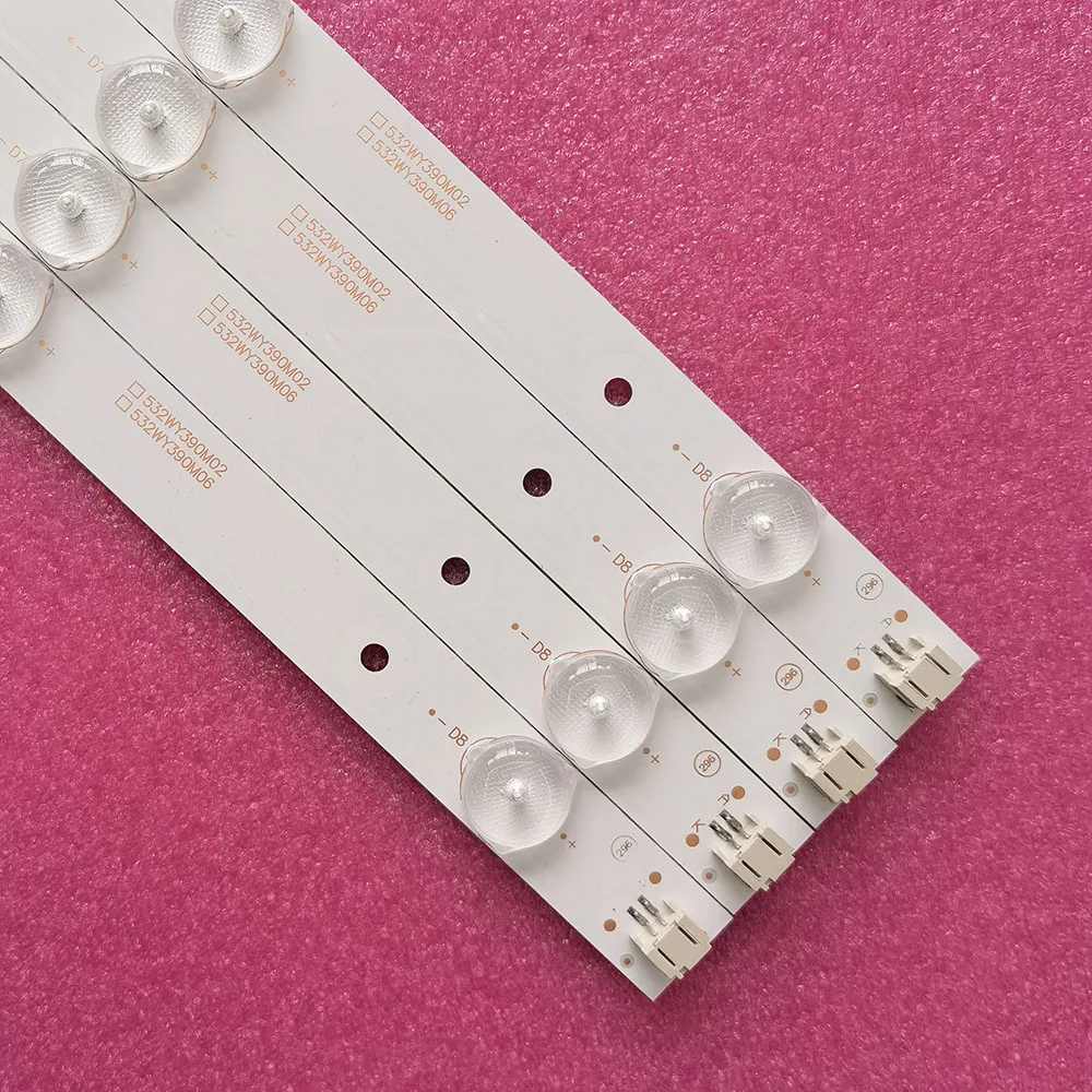 4 PCS LED Strip OY39D08-ZC21F-04 OY39D08-ZC14F-04 LED-39B700S LED-39B350 303WY390037 303WY390033 LE39D71 LE39F51S 40lem-1017/t2c |