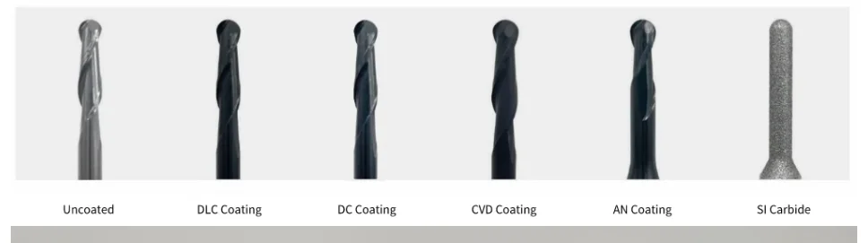 Für Amann Girrbach kompatible Dentalfräser – CVD-beschichtet für CAD/CAM-Zirkonoxidfräsen (Größen 0,6 mm, 1,0 mm, 2,5 mm) – Detail 7