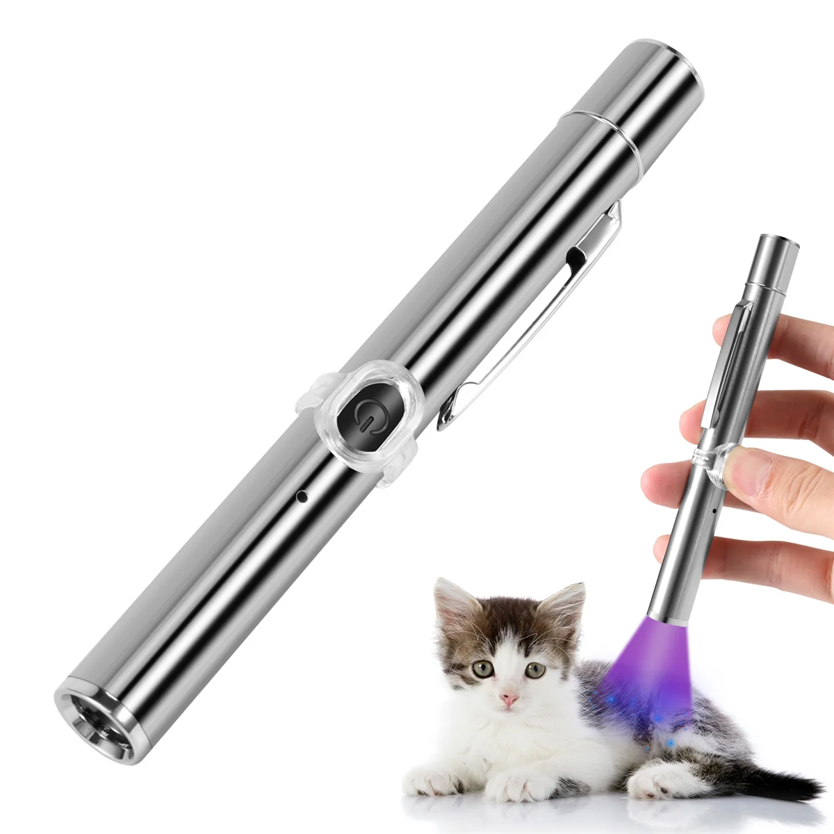 Wood's Lamp Portable,UV for Pet Dog/,Cat Ringworm Detector, Pet Urine Detector,Rechargeable