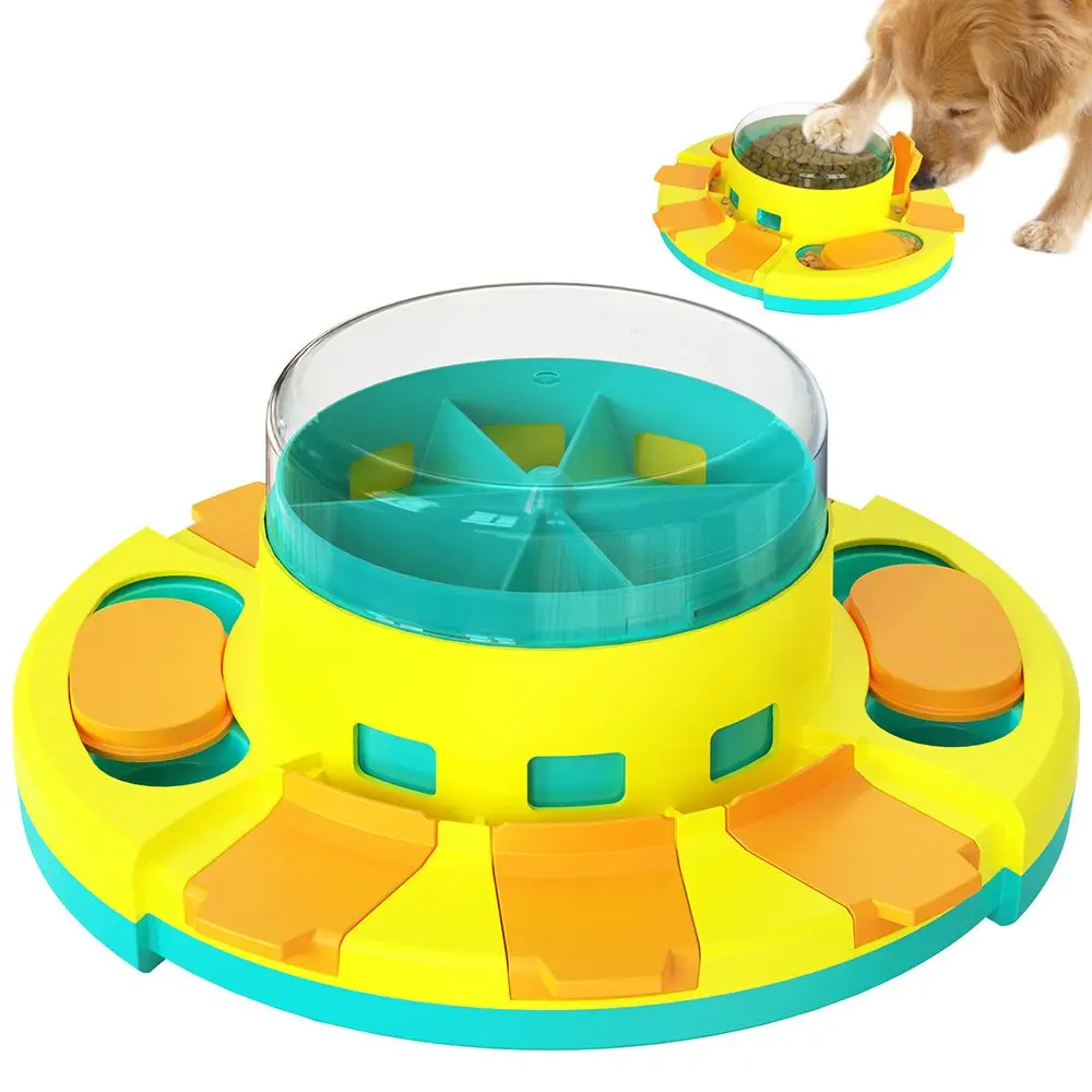 Dog Bowl Dog Puzzle Toys Dog Puzzle Feeder Interactive Dog Toys Dog Food  Puzzle Dispensing Slow Feeder Dog Food Leakage Toys - AliExpress