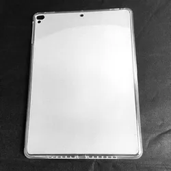 Sleek Black Flexible Soft TPU Tablet Case Cover - iPad 6th 2018 (Transparent)