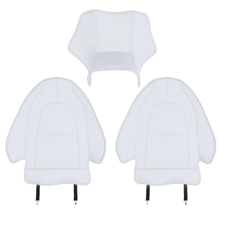 Seat Back Anti-Kick Pad Protector For Tesla Model 3 Y 21 Mat Child Anti Dirty Leather Styling Car Interior Trim Decoration