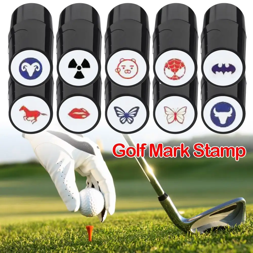 

High Quality Plastic Golfer Gift Golf Accessories Golf Stamp Marker Mark Seal Golf Ball Stamper