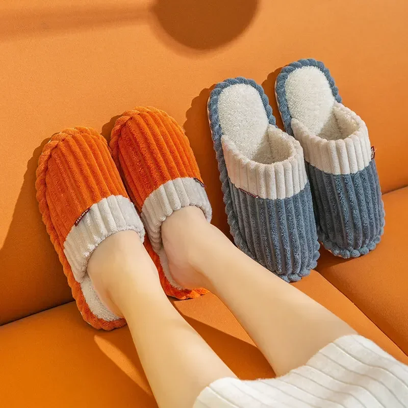 

Women Winter Home Slippers Cartoon Nonslip Soft Winter Warm House Spa Slippers Indoor Bedroom Lovers Outdoor Shoes Women Shoes