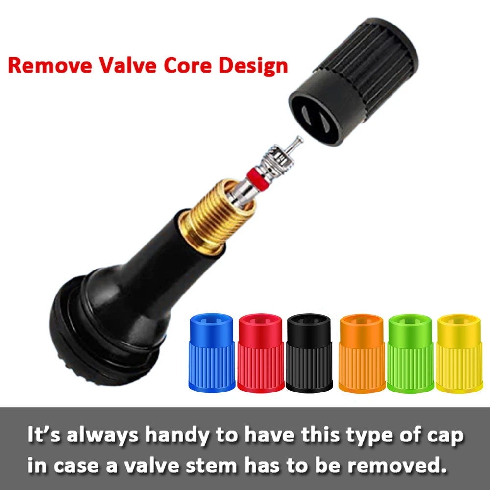 20Pcs Tire Valve Caps, with O Rubber Ring, Universal Stem Covers for
