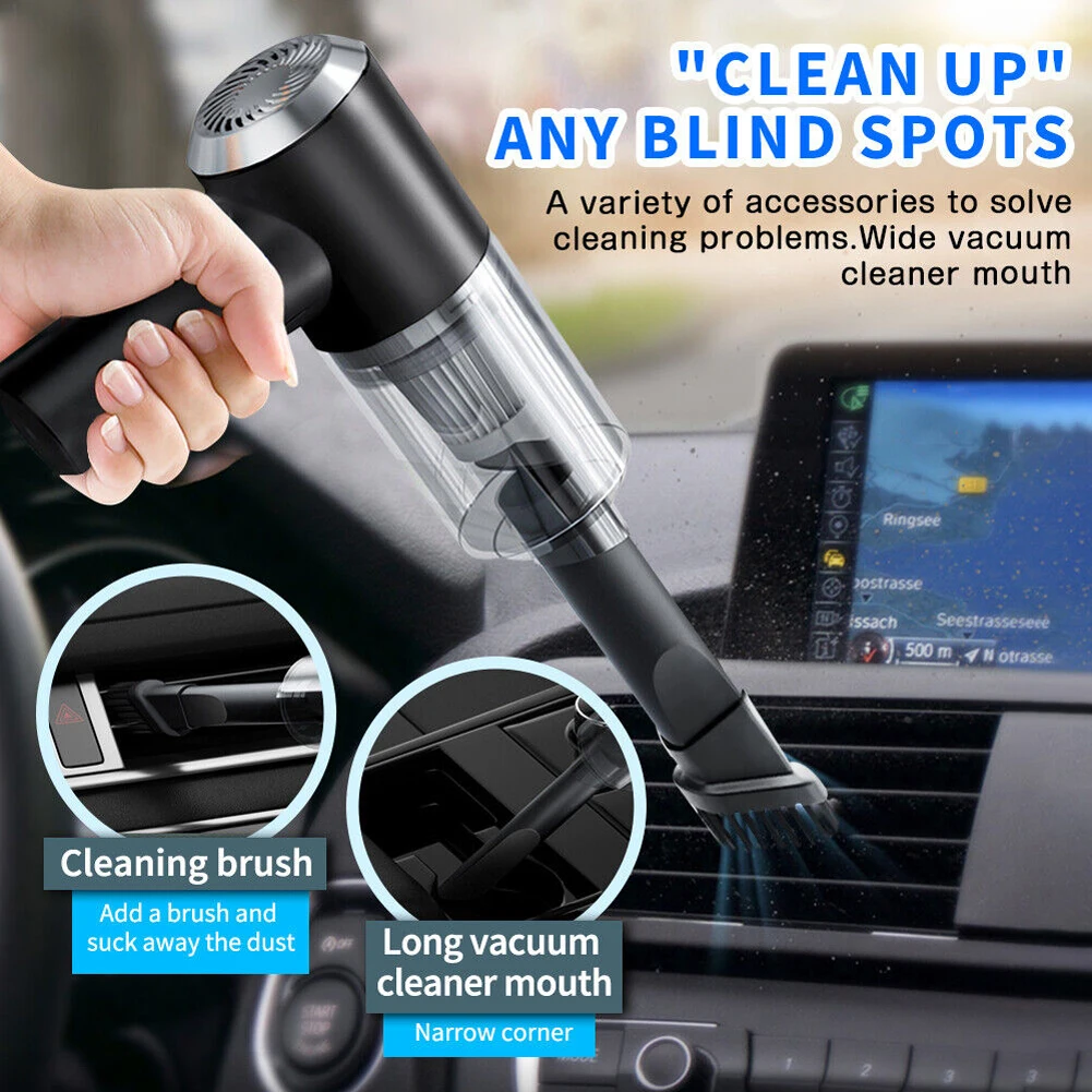 Wireless Car Vacuum Cleaner 6000Pa High Power Cordless Handheld Vacuum Cleaner Mini Car Washer Multi Purpose Cleaning Machine car washer