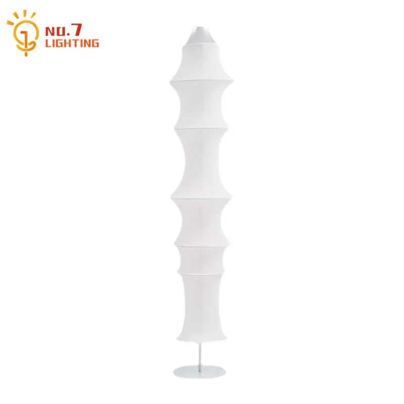 

Japanese Minimalist Wabi-sabi White Decorative Floor Lamp LED E27 Designer Corner Standing Lamp Living Room Bedside Restaurant