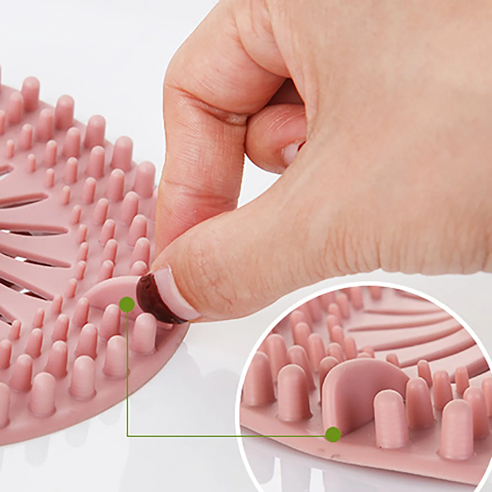 Hair Filter Sink Anti-blocking Strainer Bathtub Shower Floor Drain Stopper Silicone Kitchen Deodorant Plug Bathroom Accessories hair drain filter