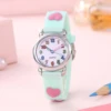 1pc/2pcs/4pcs-Cartoon student heart-shaped watch bracelet set, watch box set, ideal choice for gift giving 3