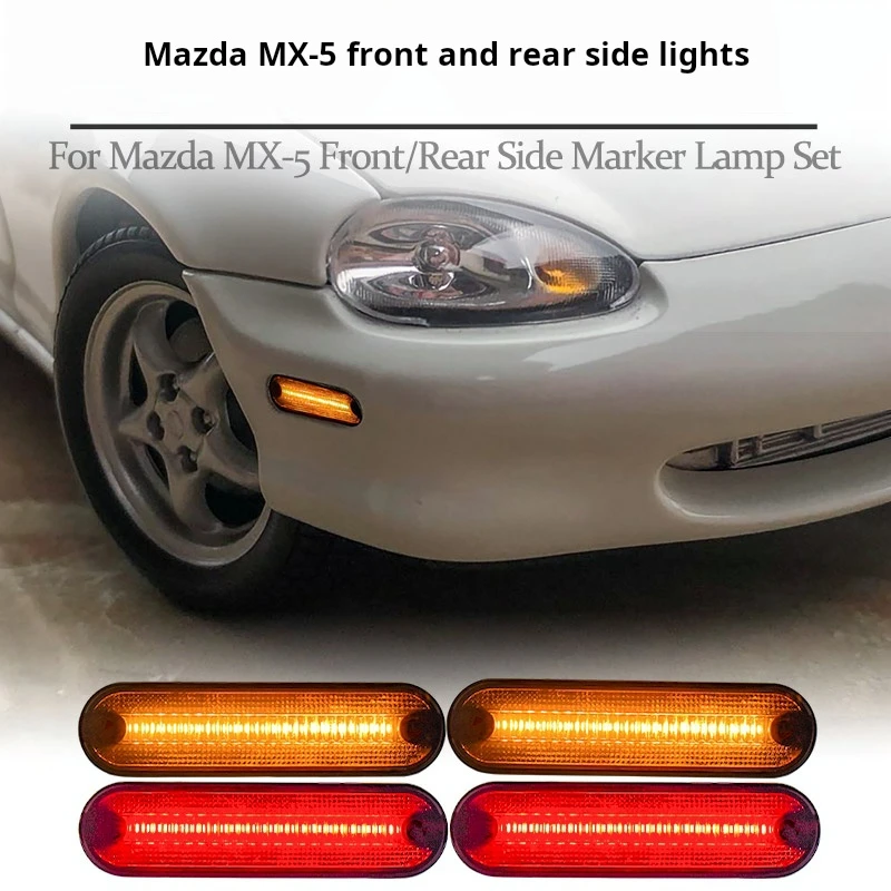 

Suitable For 90-05 Mazda Mx-5 Vane Light Mx5 Front And Rear Side Lights Small Turn Assist Fender Light Modification