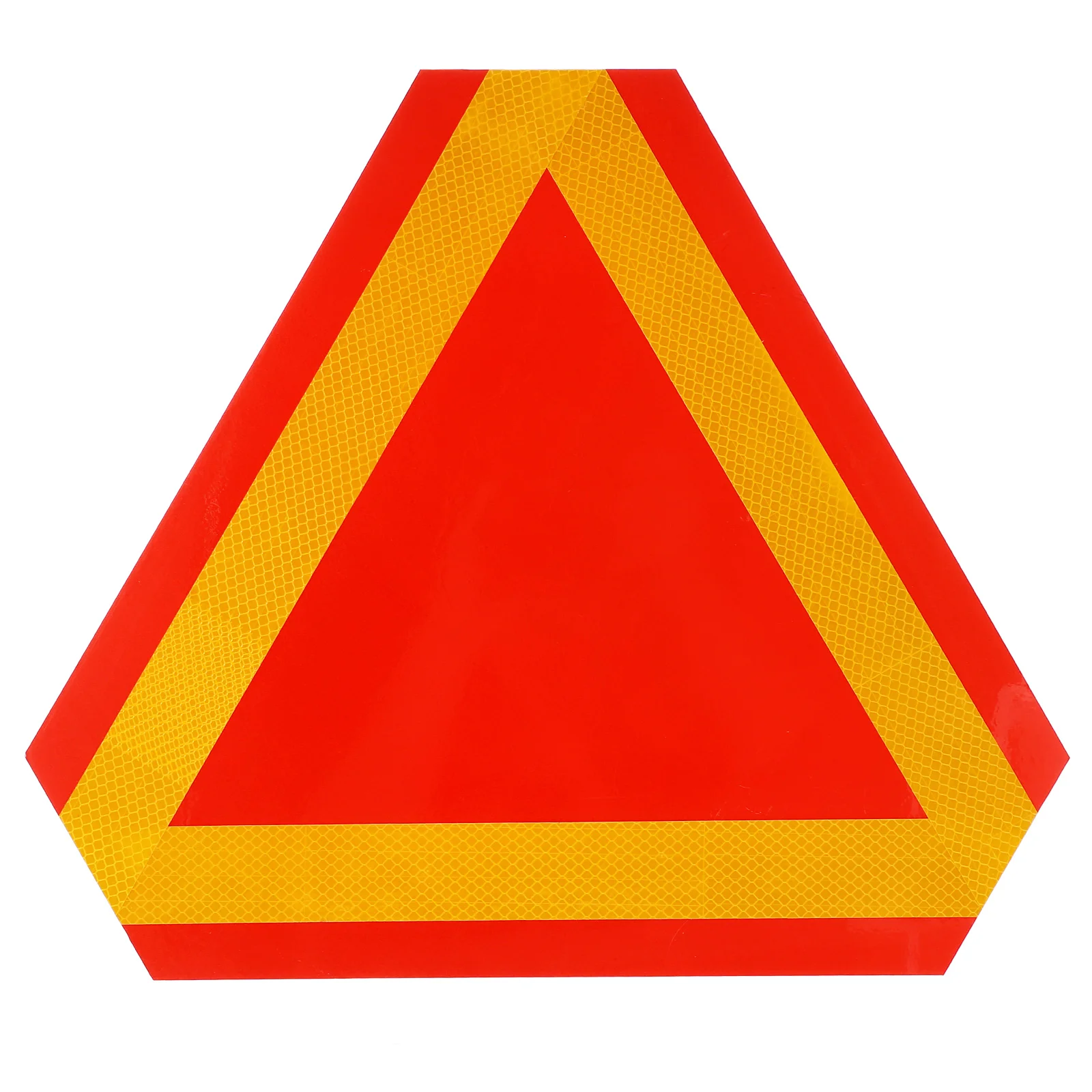 

1pcWarning Triangle Reflective Road Markers Slow Moving Vehicle Sign for Caution Emblems Reflector Aluminum Plate Safety for car