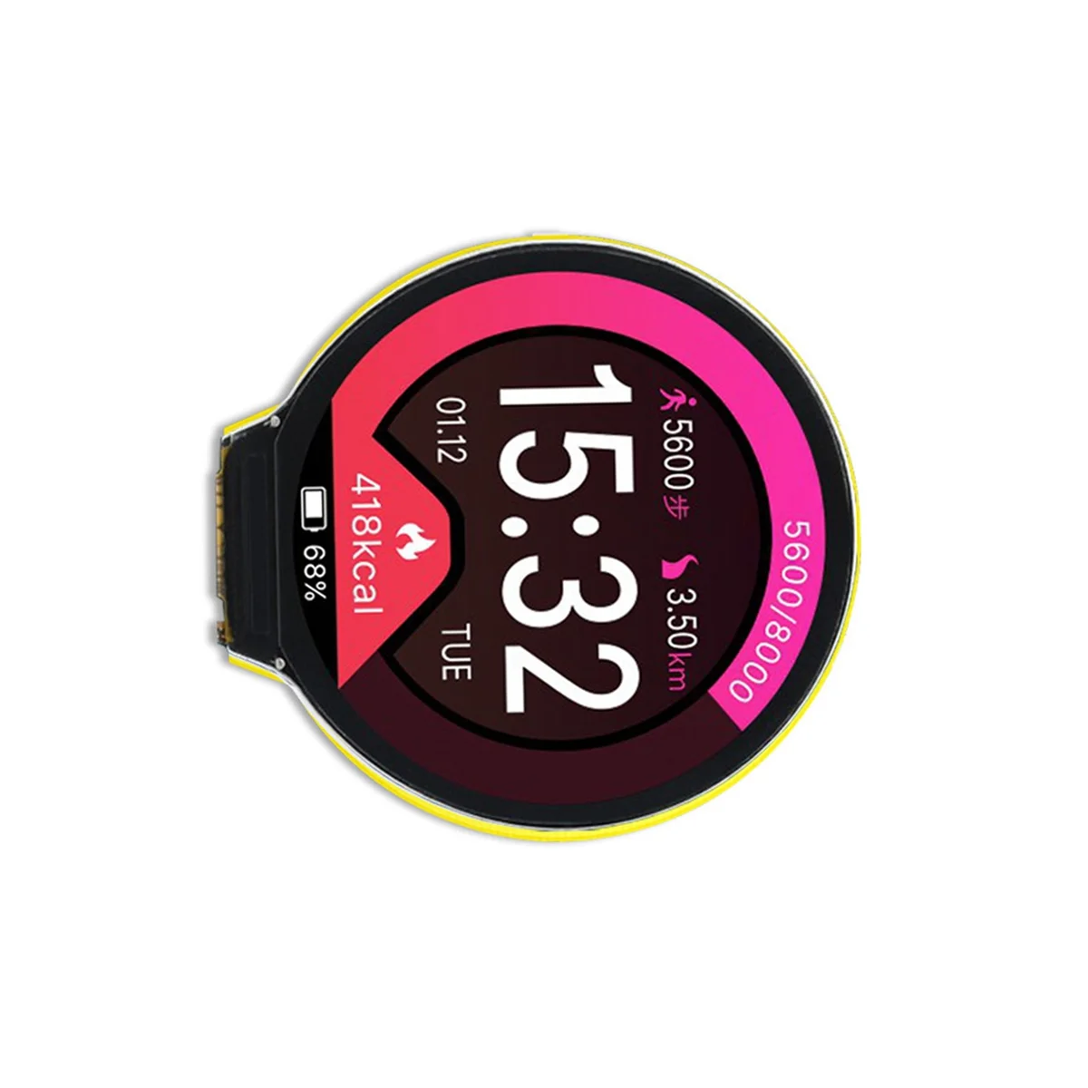 ESP32-C3  , 1.28 ġ  LCD ÷ ȭ,   , ġ г 