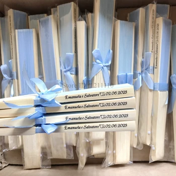 Custom Wedding Folding Fans 1