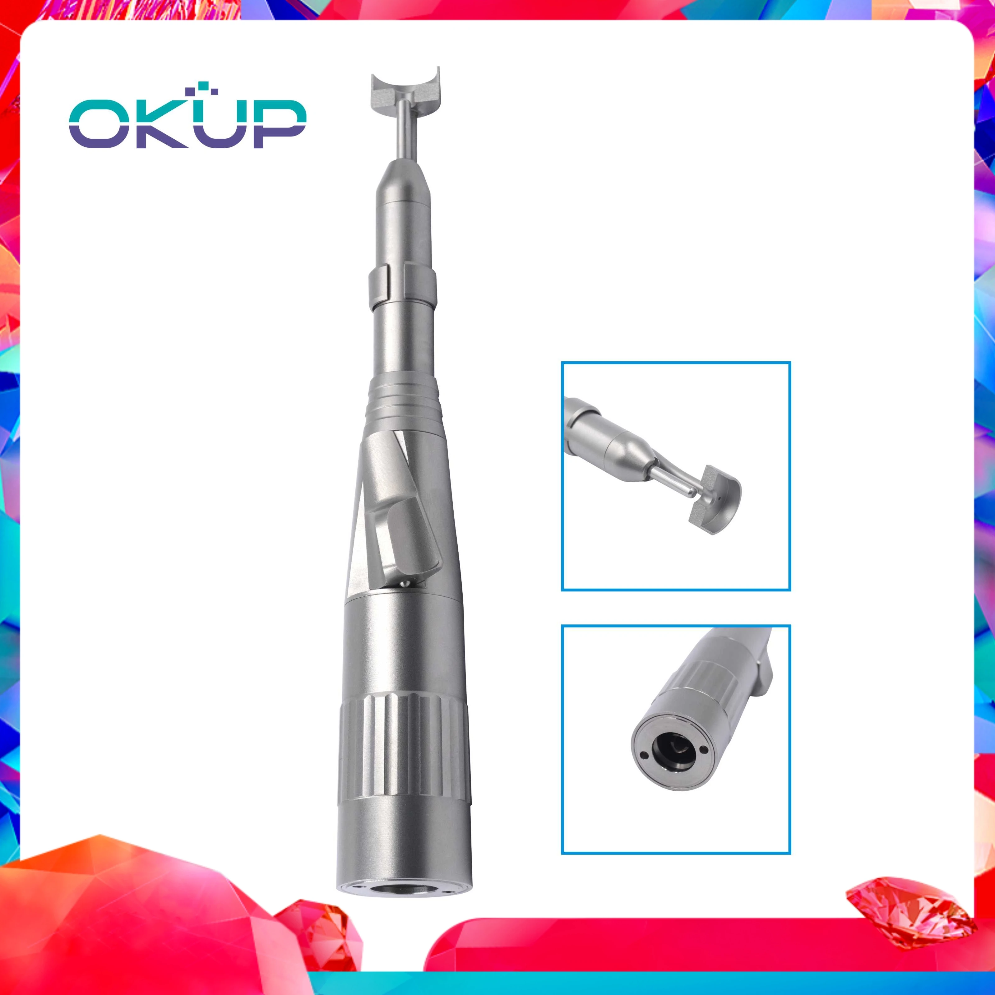 

Dental Surgical Saw Handpiece for Implantology External Spray Cutting Straight Handpiece Stainless Steel Low Speed Handpiece