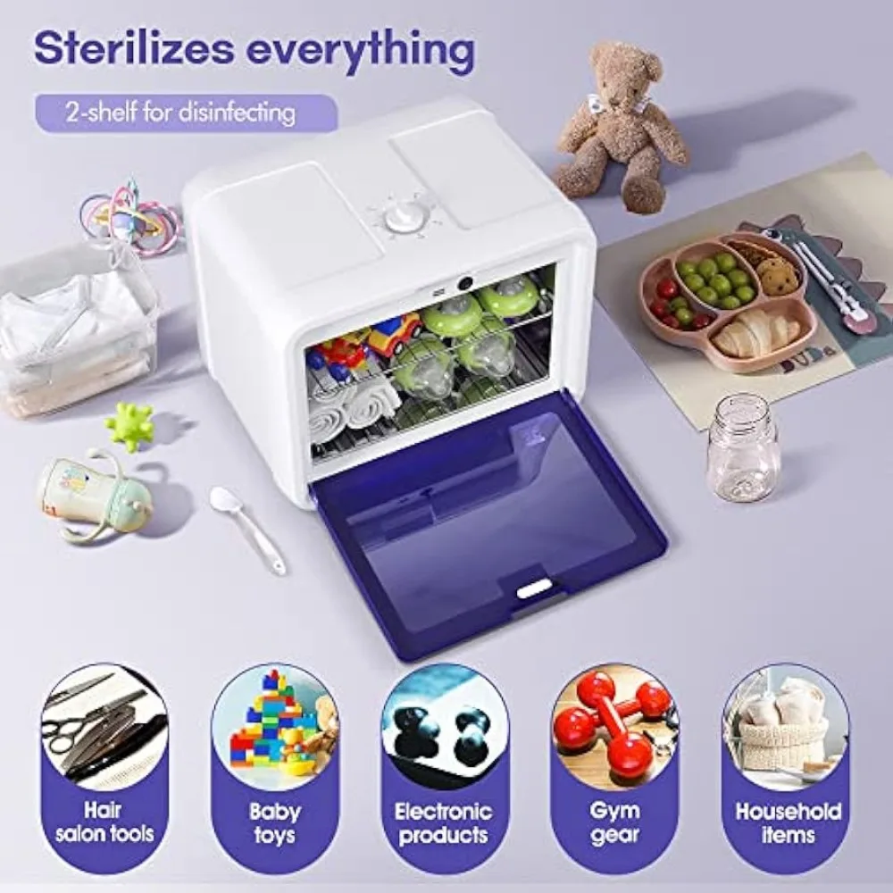 UV Sanitizer Box, LETORS 10L Large Capacity UV Light Sanitizer Box, for Baby Bottles, Toys, Smartphones 4