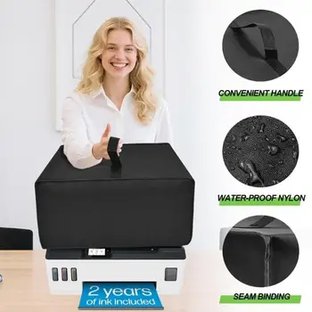 copertura per conservazione della stampante in nylon antistrappo R53C presenta design a fondo aperto rapida e
