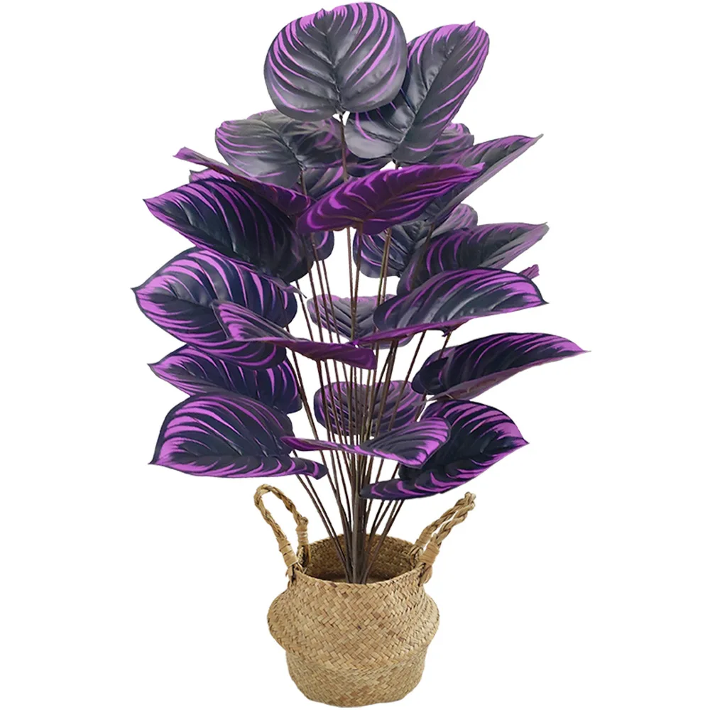 Purple Leaf Decorative Artificial Plant